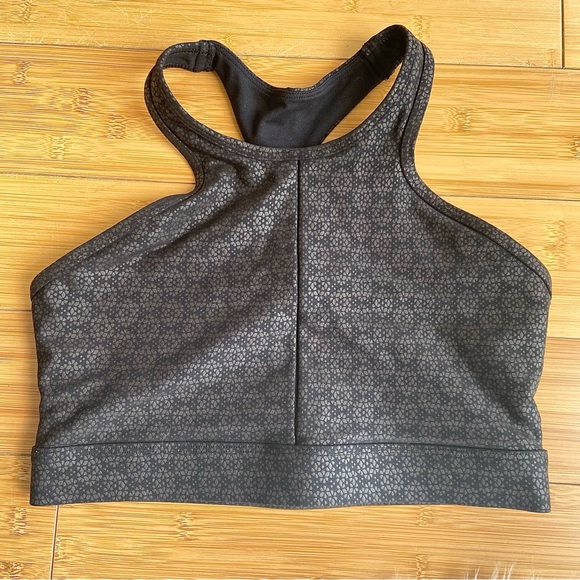 ZYIA Flower Power Black Printed Sports Bra Size Small - Picture 1 of 7